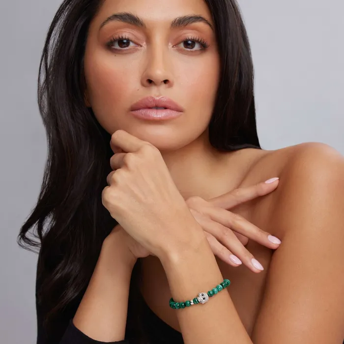 LAGOS Bracelets Anthem Malachite Skull Bracelet
