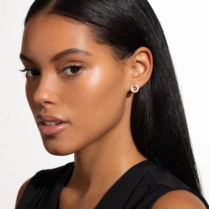 LAGOS Earrings Caviar Spark Circle Diamond Stud Earrings