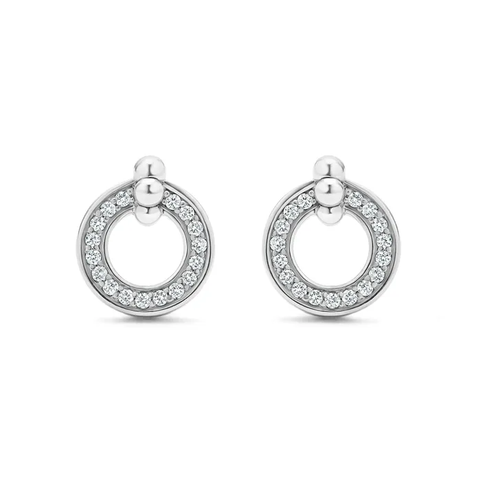 LAGOS Earrings Caviar Spark Circle Diamond Stud Earrings