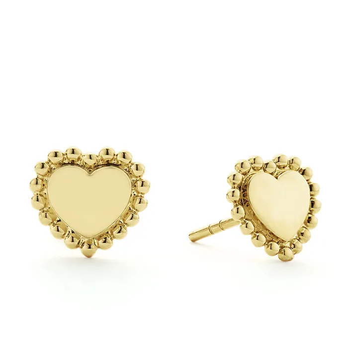 LAGOS Earrings KSL 18K Gold Heart Stud Earrings