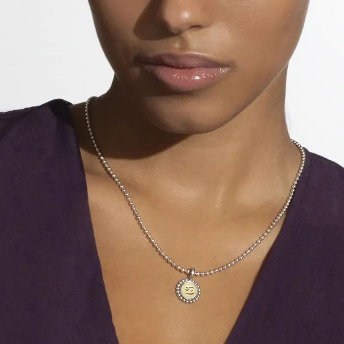 LAGOS Necklaces Signature Caviar Cancer Zodiac Charm Necklace