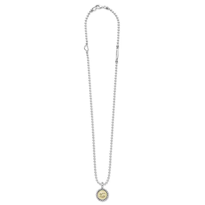 LAGOS Necklaces Signature Caviar Cancer Zodiac Charm Necklace