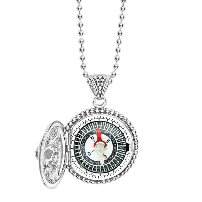 LAGOS Necklaces Signature Caviar Compass Pendant Necklace
