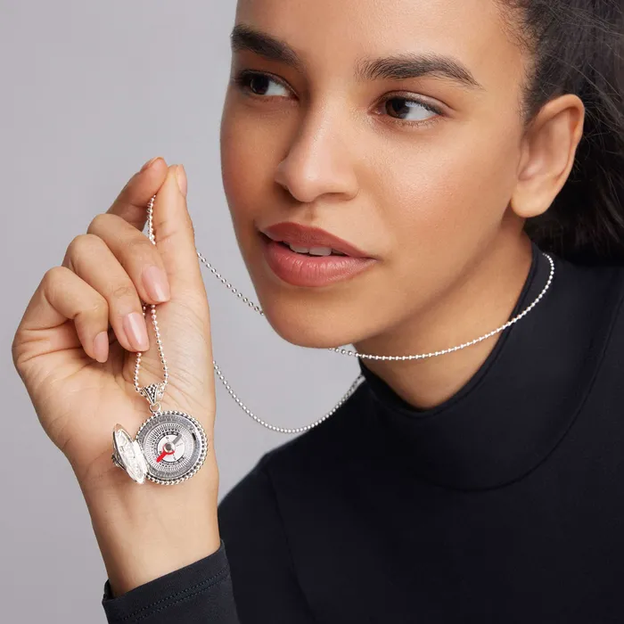 LAGOS Necklaces Signature Caviar Compass Pendant Necklace