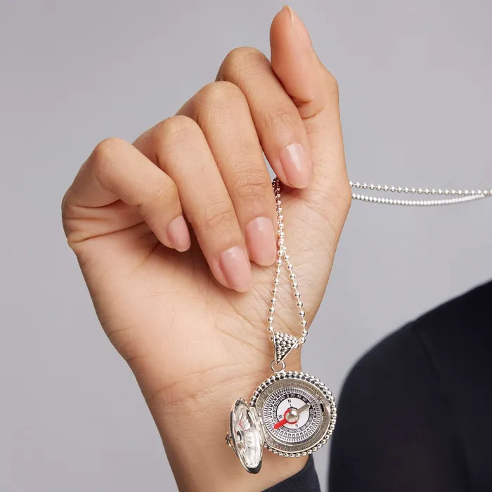 LAGOS Necklaces Signature Caviar Compass Pendant Necklace