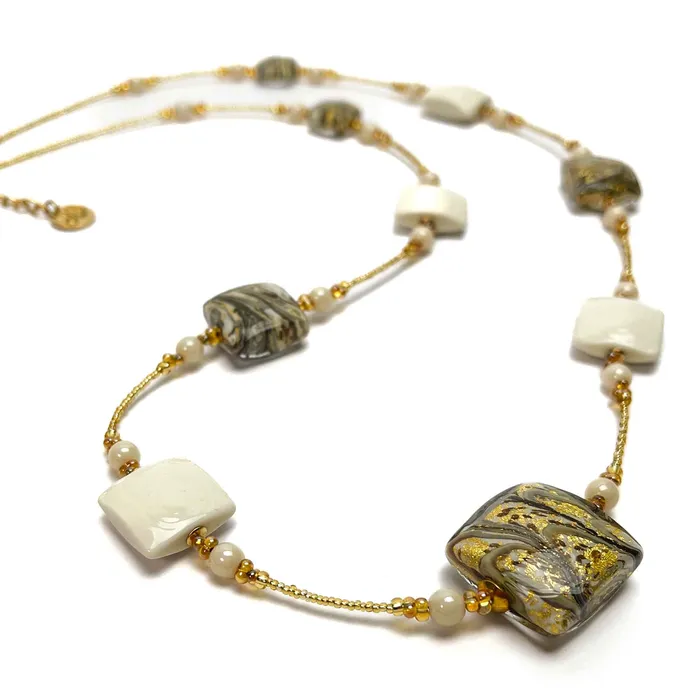 Las Vegas Long Necklace Murano Glass Antonio Vaccari Necklaces Las Vegas Long Necklace Murano Glass Antonio Vaccari Necklaces