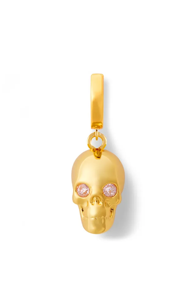 Mini Mr Nice Hoop Golden Crystal Haze Jewelry Earrings