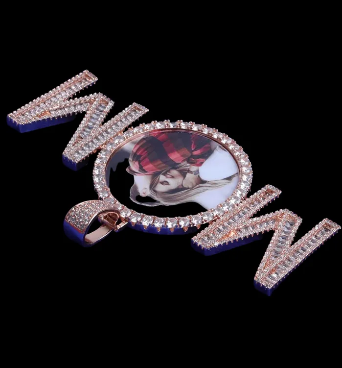 MOM Mom Letters Custom Photo Picture Pendant Necklace Necklaces