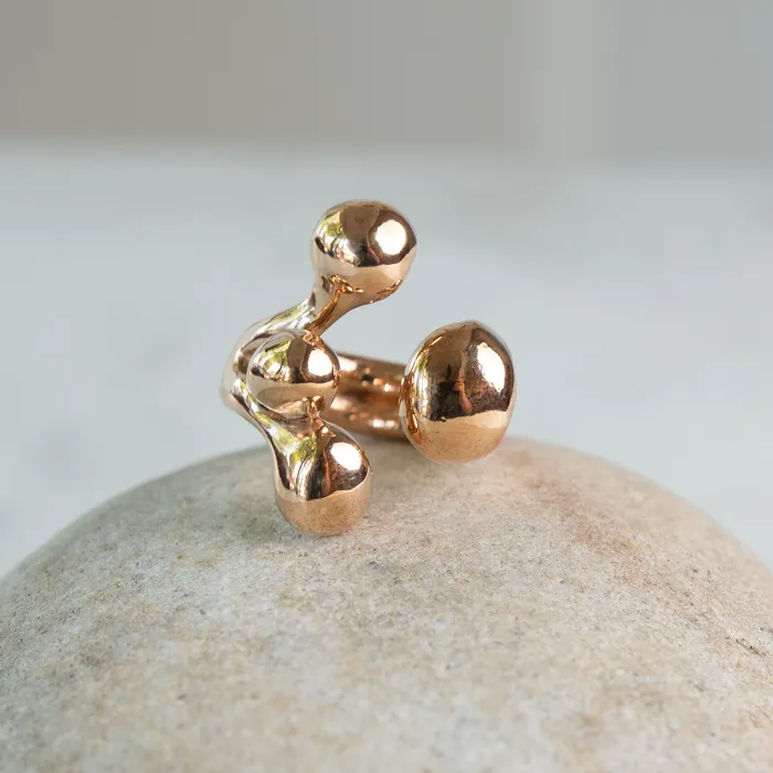 Monica Castiglioni Rings Monica Castiglioni Pistilli 21 Bronze Ring