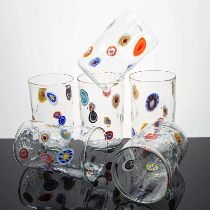 Murano Design Pacati Drink Set Murano Glass Earrings