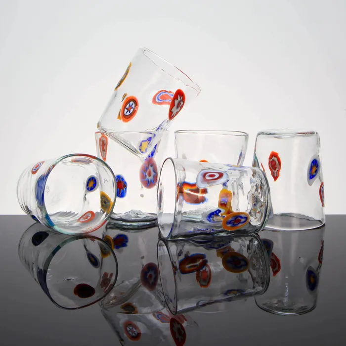 Murano Design Pacati Drink Set Murano Glass Earrings