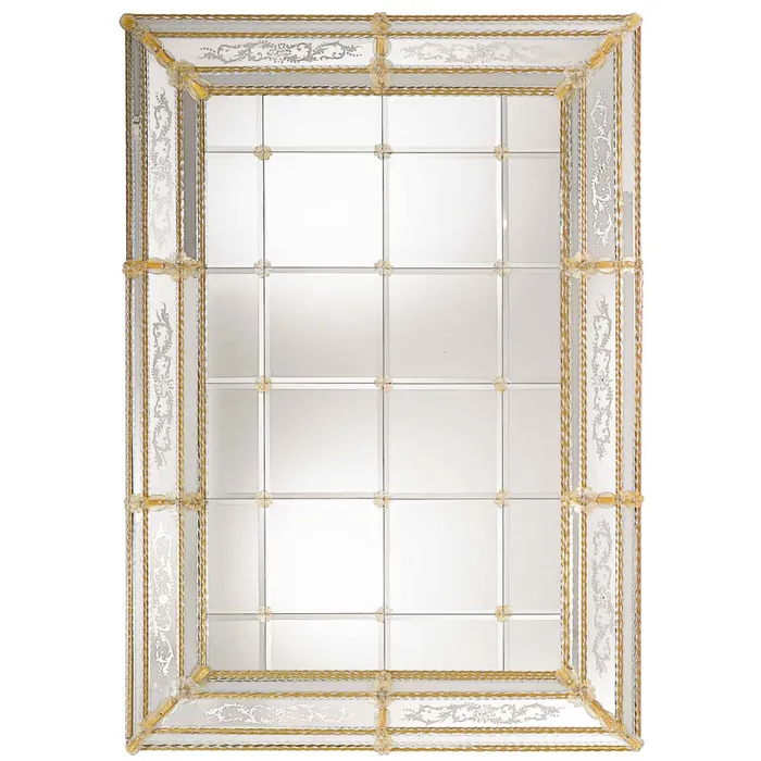 MuranoVItrum Home Decor Venetian Glass Mirrors S Marco 600 Line Earrings