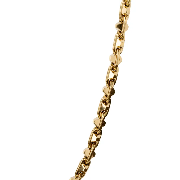Necklaces Bell Bird Old Gold Hobnail Diamond Chain Necklace Bell Bird In House