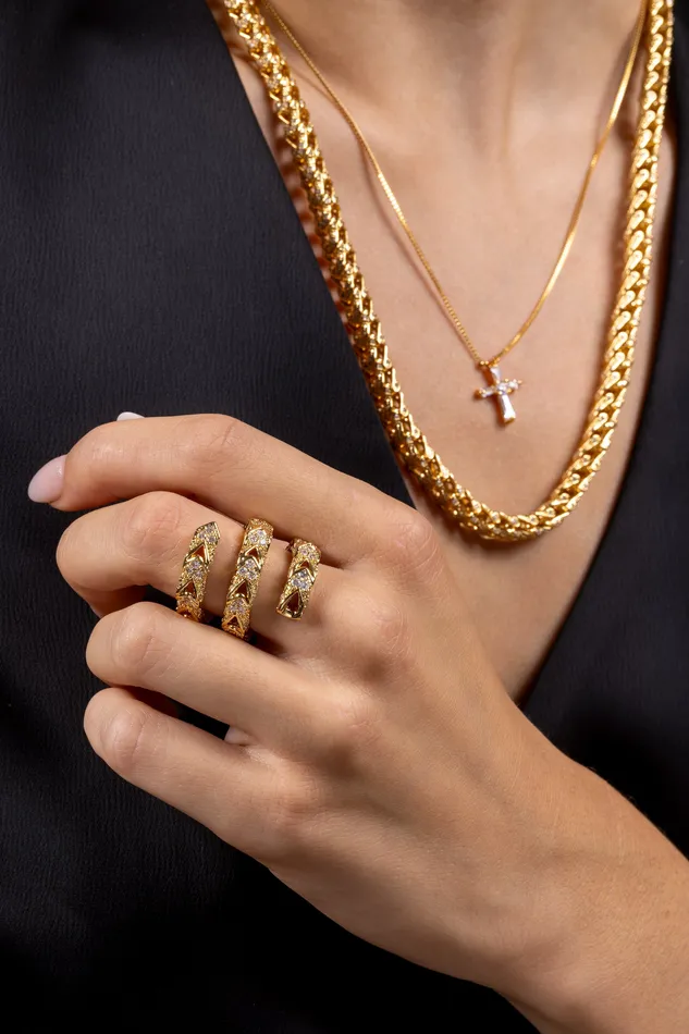 Necklaces Crystal Cross Crystal Haze Jewelry