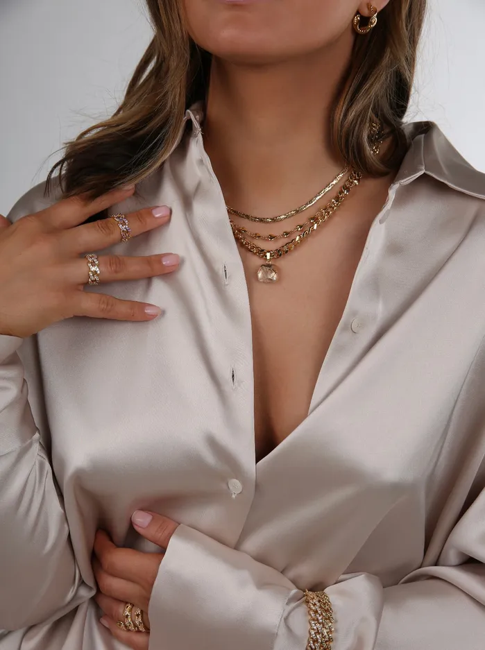 Necklaces Crystal Haze Jewelry Baby Rope Hoops