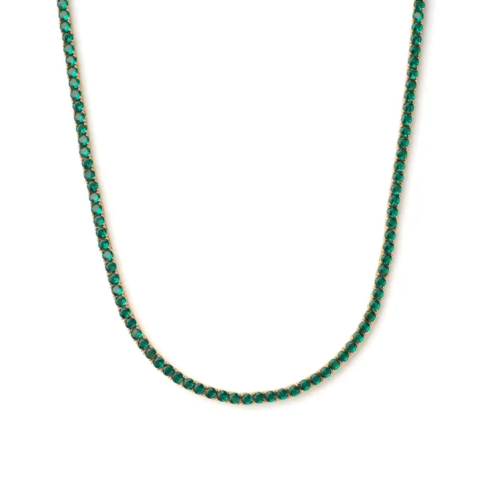 Necklaces Crystal Haze Jewelry Serena necklace Emerald