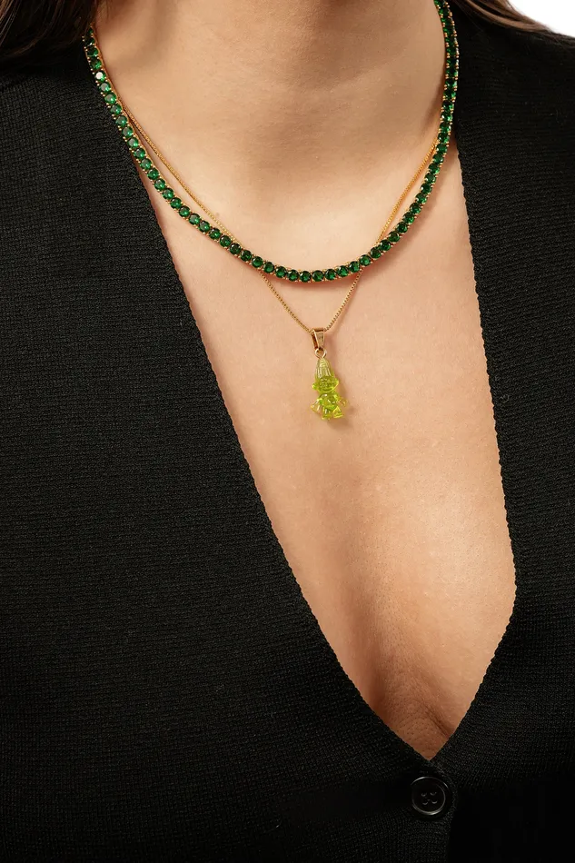 Necklaces Crystal Haze Jewelry Serena necklace Emerald