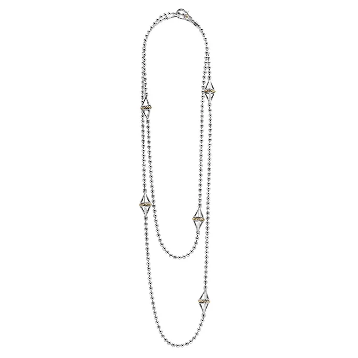 Necklaces LAGOS KSL Five Station Open Pyramid Necklace