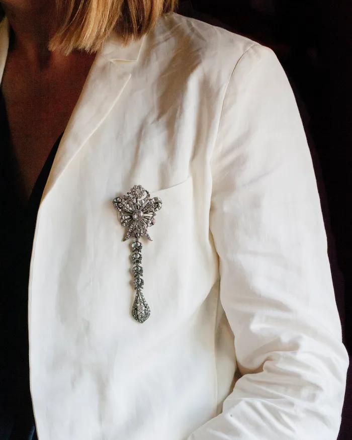 Necklaces Late 18th Century Rock Crystal Pendeloque Pendant Bell Bird Antiques