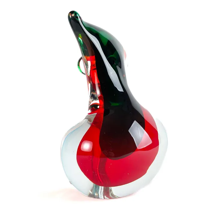 Necklaces Torso Sbruffi Red and Green Murano Glass Don Romano Necklaces Torso Sbruffi Red and Green Murano Glass Don Romano