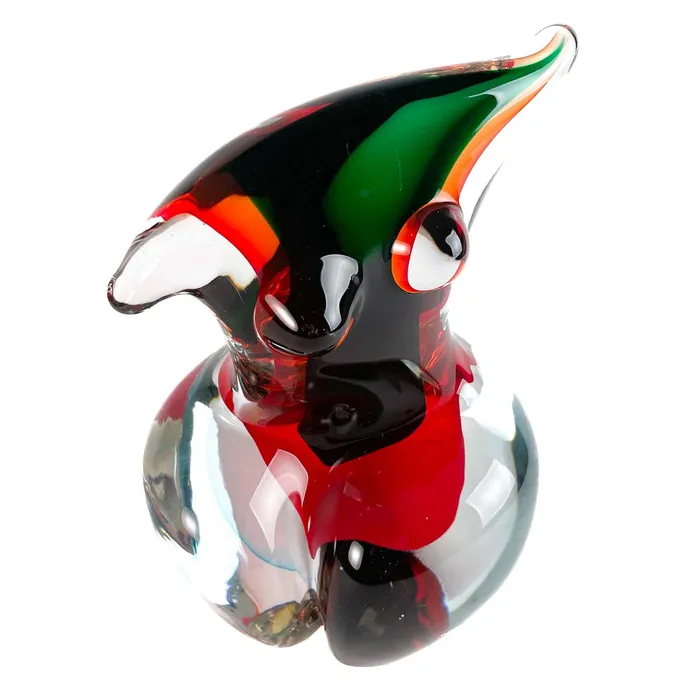 Necklaces Torso Sbruffi Red and Green Murano Glass Don Romano Necklaces Torso Sbruffi Red and Green Murano Glass Don Romano
