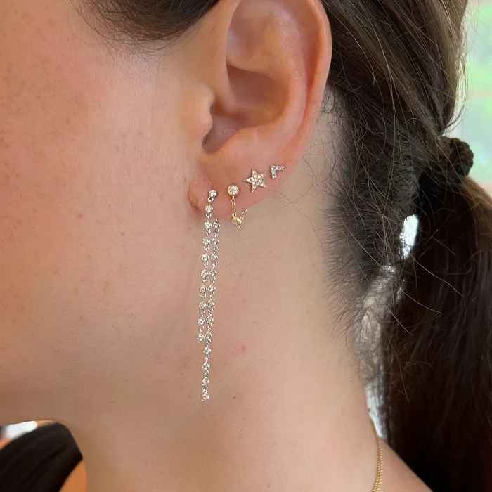 NicoleHD Jewelry Earrings Diamond Mini Star Earring