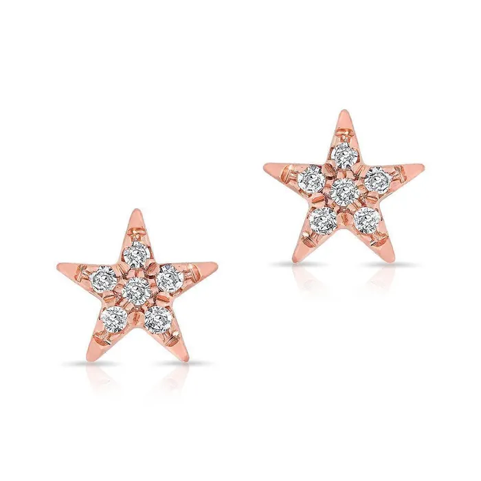 NicoleHD Jewelry Earrings Diamond Mini Star Earring