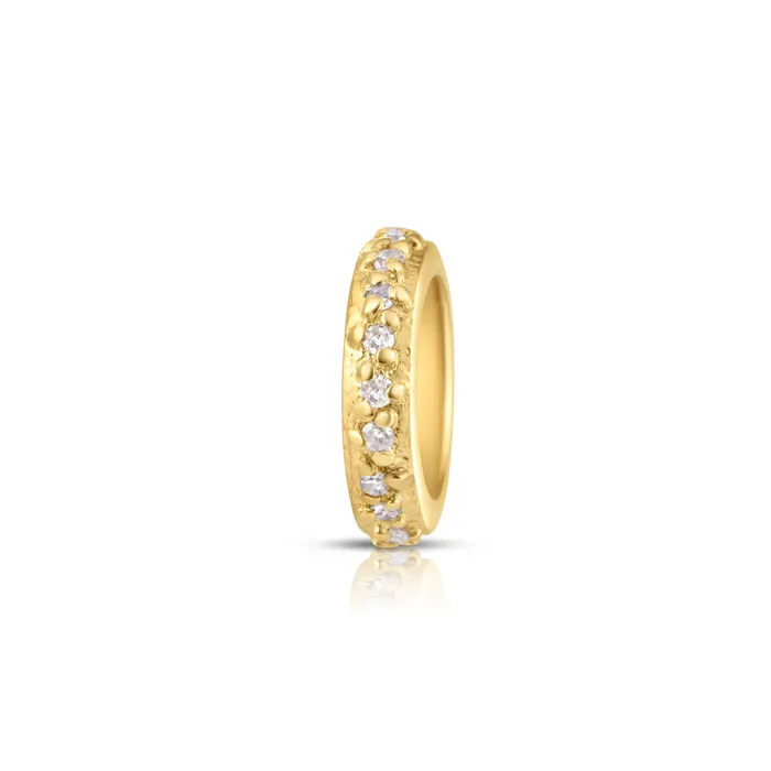 NicoleHD Jewelry Rings Pav Diamond Spacer Bead