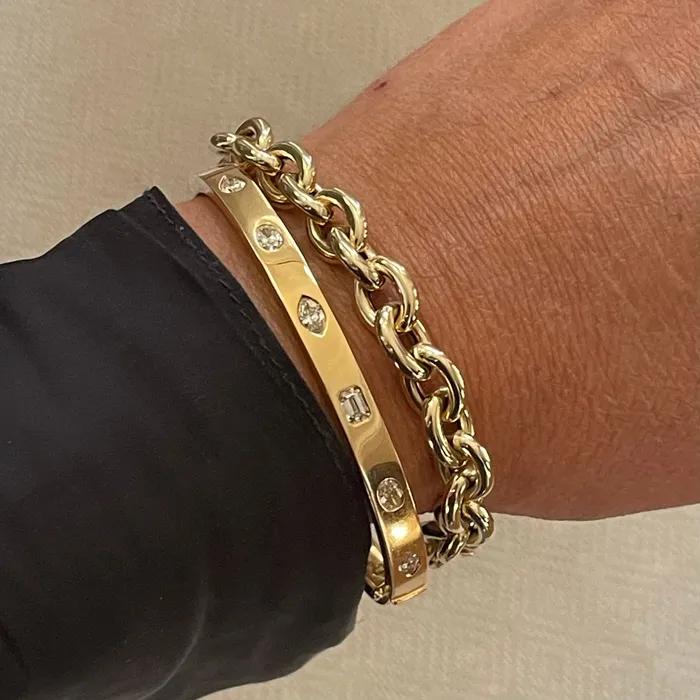 Oval Link Chain Bracelet NicoleHD Jewelry Bracelets