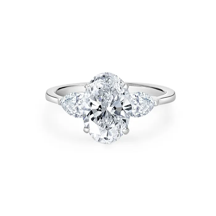 Polachecks Collection Rings 3 Stone Diamond Ring 285tw