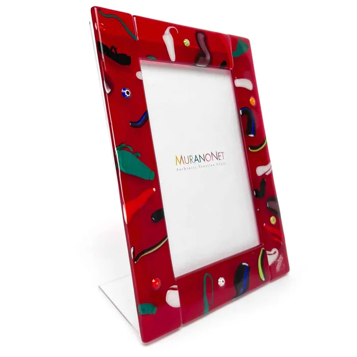 Red Picture Frame Mir Collection Ragazzi C Earrings