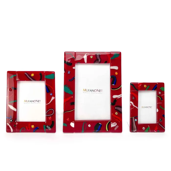 Red Picture Frame Mir Collection Ragazzi C Earrings