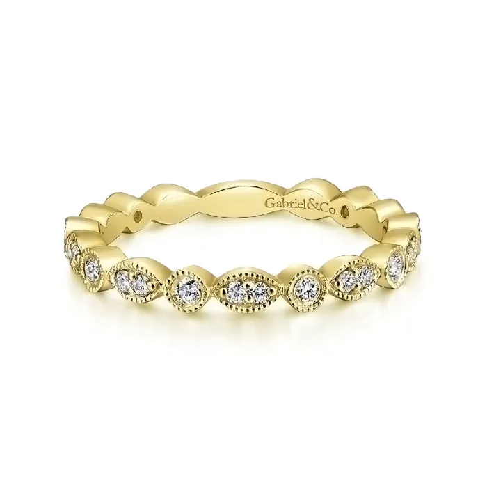 Rings 14K Yellow Gold Fashion Ladies Ring GABRIEL CO