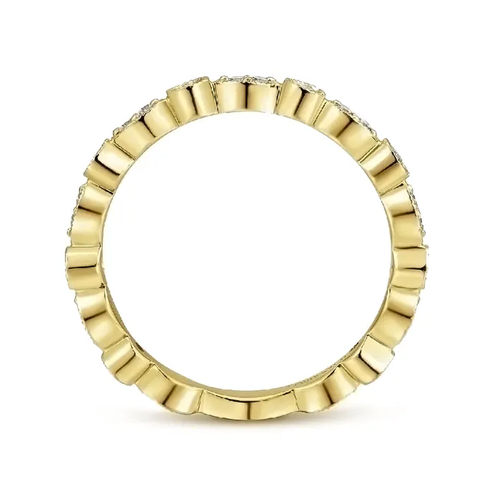 Rings 14K Yellow Gold Fashion Ladies Ring GABRIEL CO