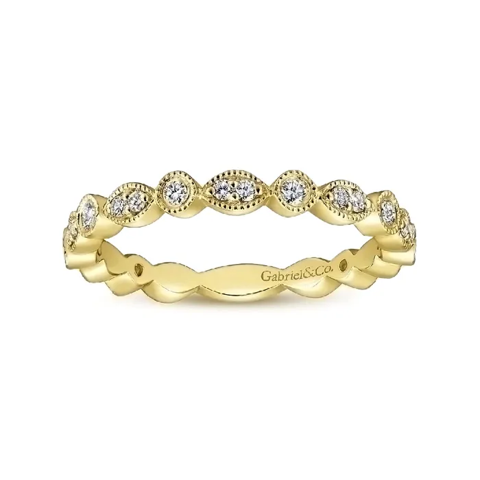 Rings 14K Yellow Gold Fashion Ladies Ring GABRIEL CO
