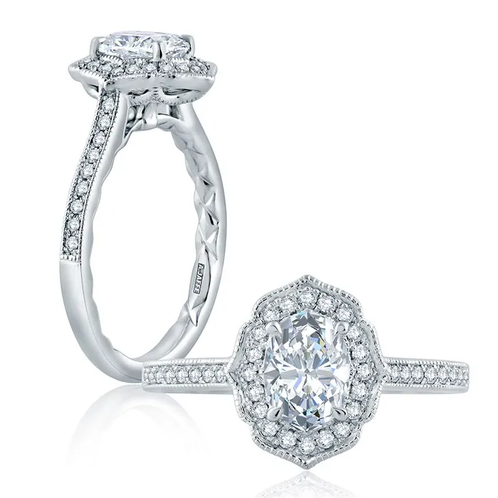 Rings A JAFFE INC Diamond SemiMount Ring