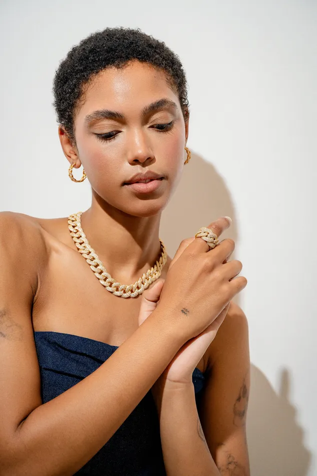 Rings Bossy Mexican chain ring Crystal Haze Jewelry
