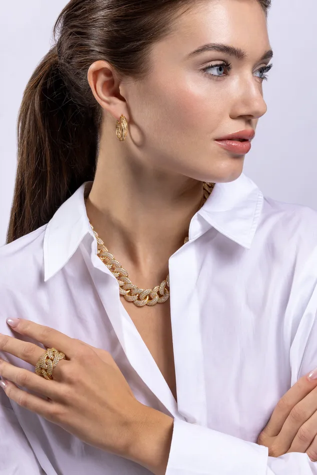 Rings Bossy Mexican chain ring Crystal Haze Jewelry