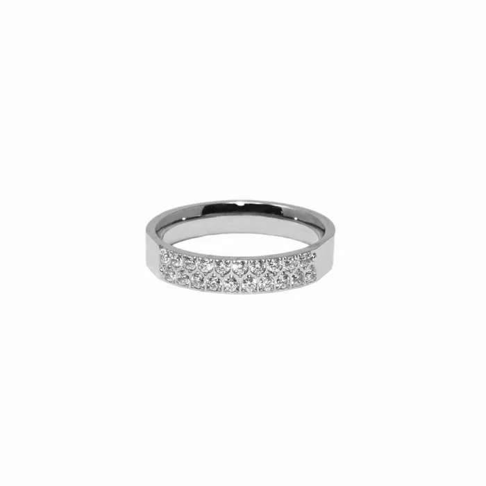 Rings Forever Truth Come To Me Double Diamond CZ Ring