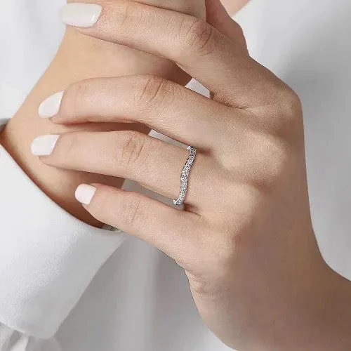 Rings GABRIEL CO Diamond Wedding Bands Women