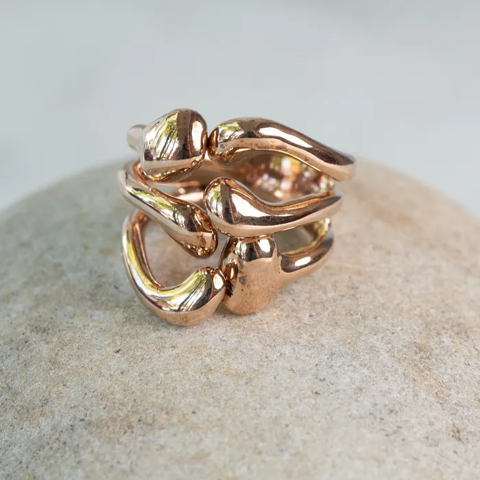 Rings Monica Castiglioni Monica Castiglioni Opengate 08 Bronze Ring