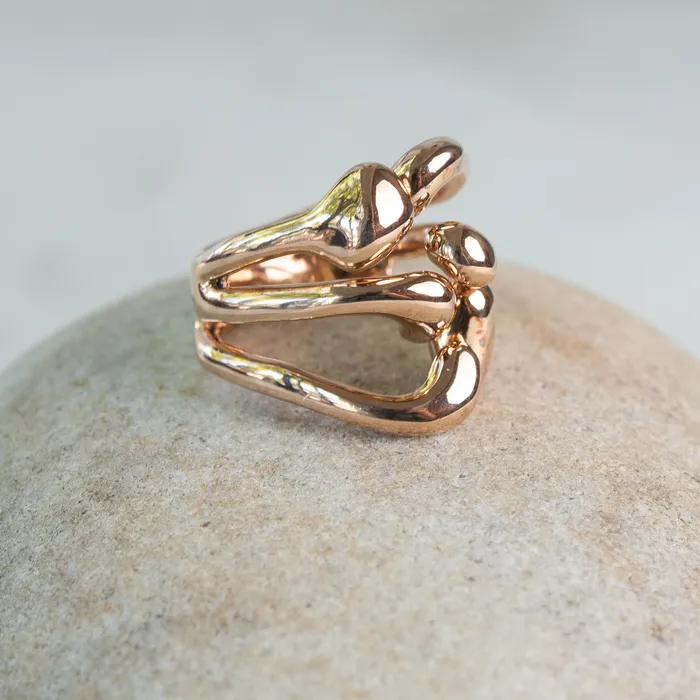 Rings Monica Castiglioni Monica Castiglioni Opengate 08 Bronze Ring