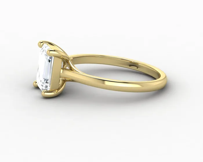 Rings Sapheena Jewelry Nora 15 Ct Solitaire Emerald Cut Engagement Ring