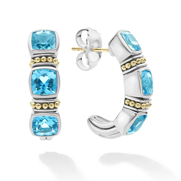 Rittenhouse Swiss Blue Topaz Hoop Earrings LAGOS Earrings