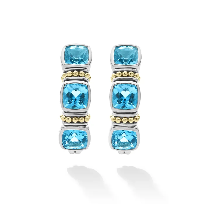 Rittenhouse Swiss Blue Topaz Hoop Earrings LAGOS Earrings
