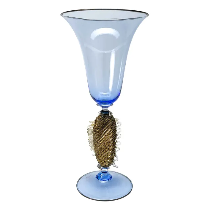Seguso Gianni Necklaces Light Blue Murano Glass Goblet Seguso