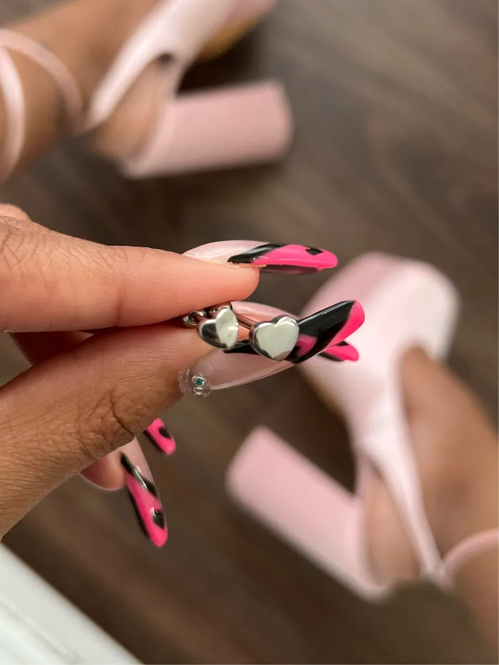 She Ate Heartless Tongue Ring Bundle Rings