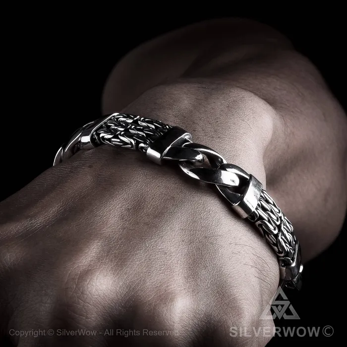 silverwow Bracelets Triple Strand Bali Borobudur Bracelet