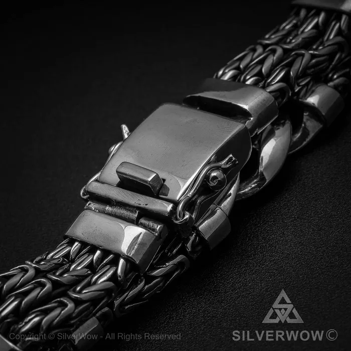 silverwow Bracelets Triple Strand Bali Borobudur Bracelet