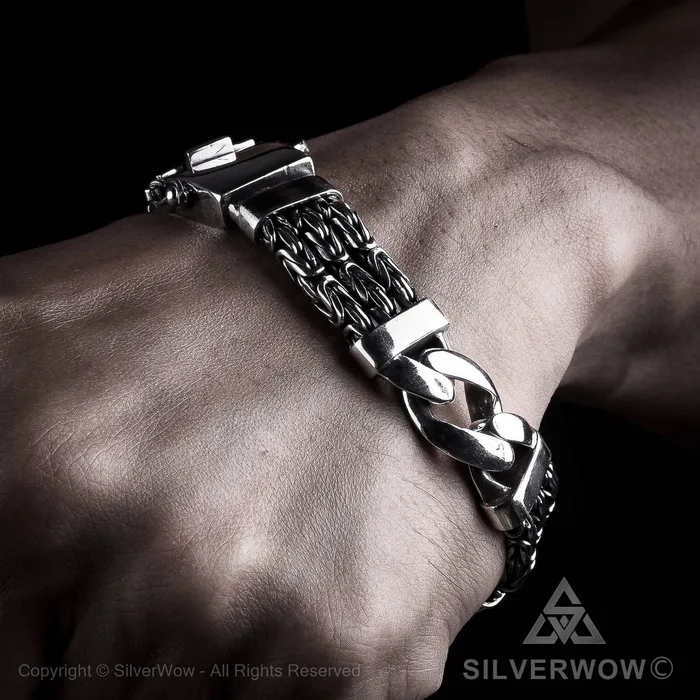 silverwow Bracelets Triple Strand Bali Borobudur Bracelet